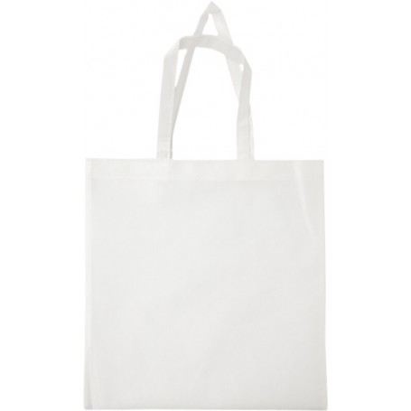 BOLSA NO TEJIDO SENCILLA. Cierre velcro. Asa 52 cm. [38x40] (100 uds)