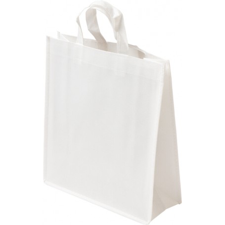 BOLSA NO TEJIDO FUELLE. Asa no tejido [30+12x35] (100 uds)