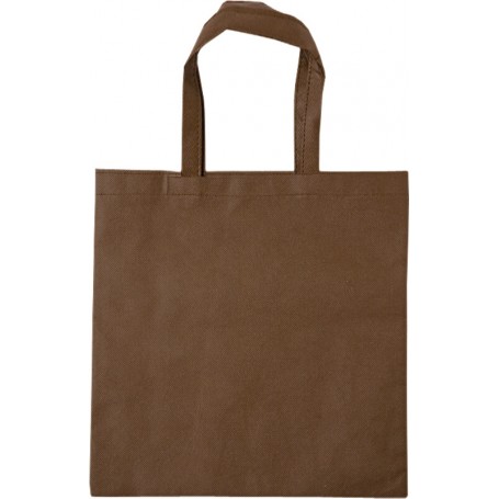 BOLSA NO TEJIDO SENCILLA. Cierre velcro. Asa 52 cm. [38x40] (100 uds)