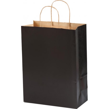 BOLSA PAPEL Kraft Verjurado Colores de Fondo [18+08x24] Caja de 400 uds