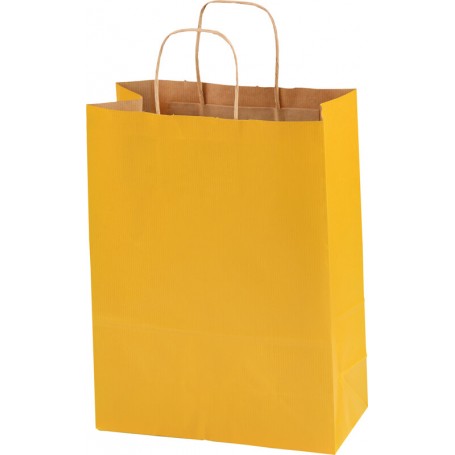 BOLSA PAPEL Kraft Verjurado Colores de Fondo [27+12x36] Caja de 250 uds