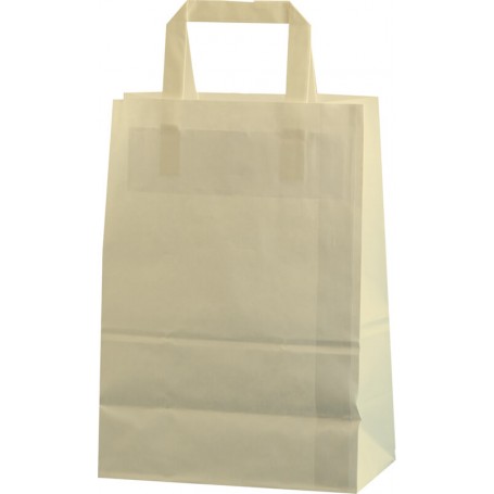 BOLSA PAPEL Celulosa Colores de fondo. ASA PLANA [22+12x31,5] Caja de 350 uds