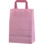 BOLSA PAPEL Celulosa Colores de fondo. ASA PLANA [22+12x31,5] Caja de 350 uds