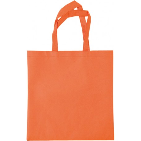 BOLSA NO TEJIDO SENCILLA. Cierre velcro. Asa 52 cm. [38x40] (100 uds)
