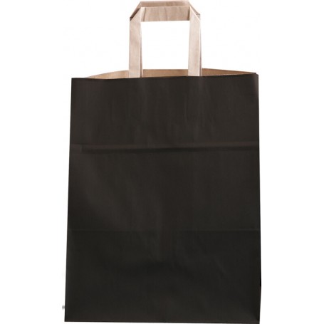 BOLSA PAPEL Kraft Liso Colores de Fondo. ASA PLANA [22+12x31,5] Caja de 350 uds