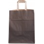 BOLSA PAPEL Kraft Liso Colores de Fondo. ASA PLANA [32+22x31] Caja de 250 uds