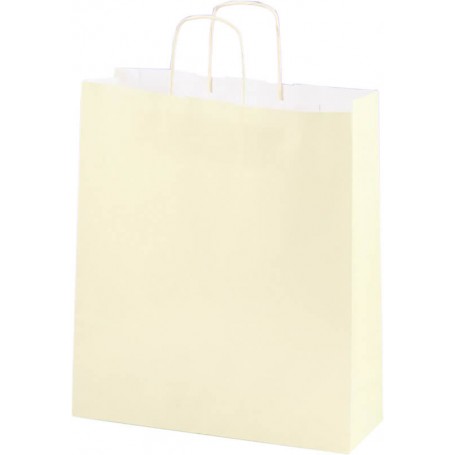 BOLSA PAPEL Blanco Verjurado Colores de Fondo [18+08x24] Caja de 400 uds
