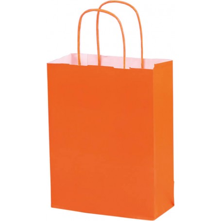 BOLSA PAPEL Blanco Verjurado Colores de Fondo [18+08x24] Caja de 400 uds