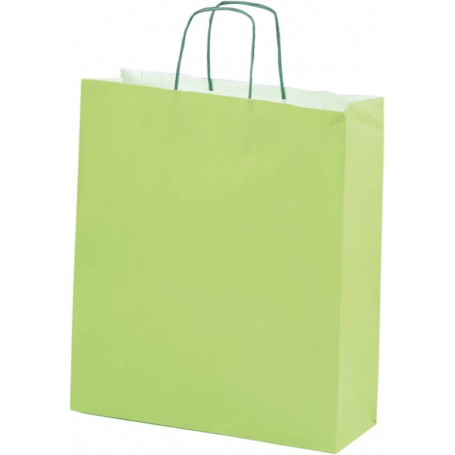 BOLSA PAPEL Blanco Verjurado Colores de Fondo [24+11x32] Caja de 300 uds