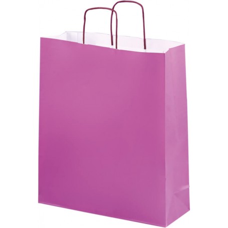 BOLSA PAPEL Blanco Verjurado Colores de Fondo [24+11x32] Caja de 300 uds