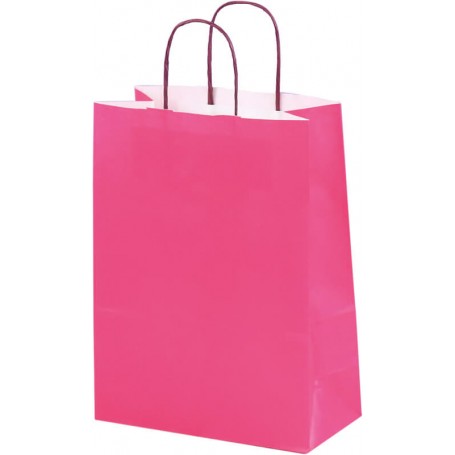 BOLSA PAPEL Blanco Verjurado Colores de Fondo [44+15x49,5] Caja de 200 uds