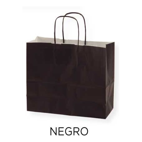 BOLSA PAPEL Celulosa Colores de Fondo Apaisada [27+10x23] Caja de 300 uds