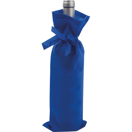 BOLSA NO TEJIDO PARA BOTELLA. Asa cinta [13x24] (100 uds)