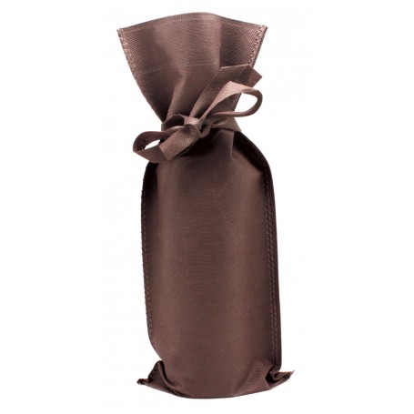 BOLSA NO TEJIDO PARA BOTELLA. Asa cinta [13x24] (100 uds)