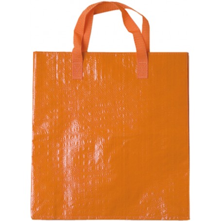 BOLSA RAFIA LAMINADA BRILLO 110 grs. Asa nylon [38+10x40] (100 uds)