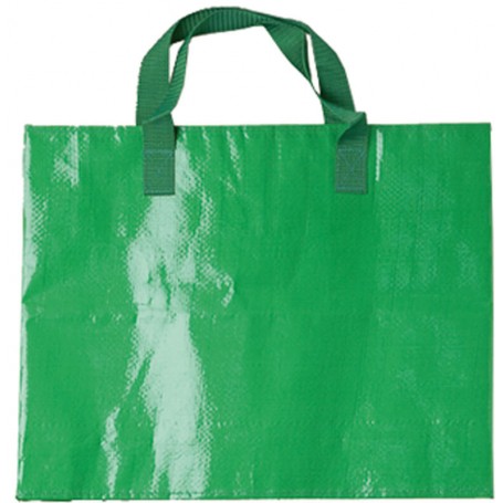 BOLSA RAFIA LAMINADA BRILLO 110 grs. Asa nylon [44+10x35] (100 uds)