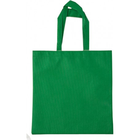 BOLSA NO TEJIDO SENCILLA. Cierre velcro. Asa 52 cm. [38x40] (100 uds)
