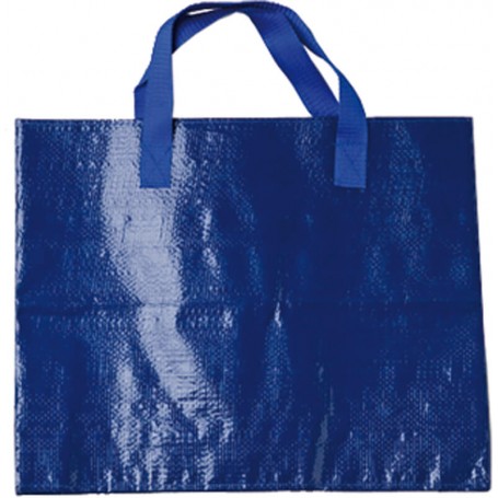 BOLSA RAFIA LAMINADA BRILLO 110 grs. Asa nylon [44+10x35] (100 uds)