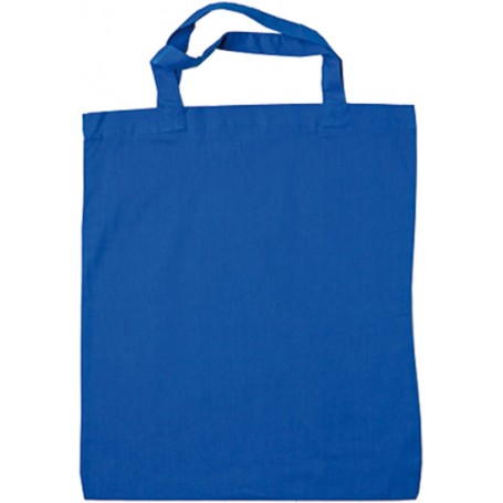 BOLSA ALGODÓN. Asa corta 35 cm. COLORES [38x42] (100 uds)